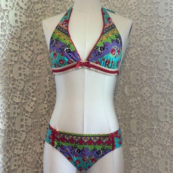 Vintage Betsy Johnson 2 Piece, Fun Print. Women’s Size: Medium. - Picture 13 of 13